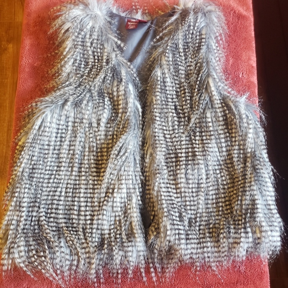 Arizona  Faux Feather Vest